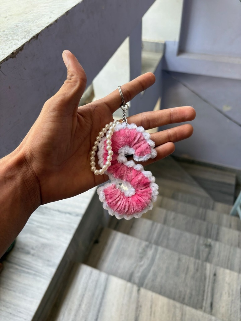 S alphabet keychain